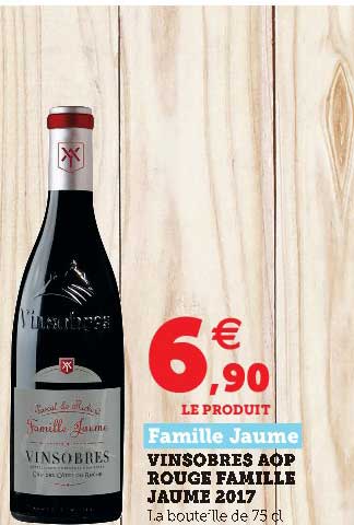 Vinsobres Aop Rouge Famille Jaume 2017