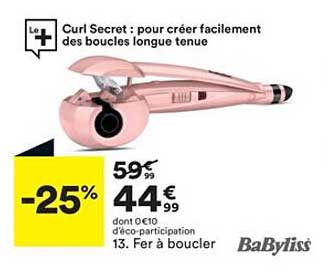 babyliss fer à boucler