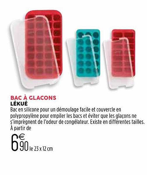 bac à glaçons lékué