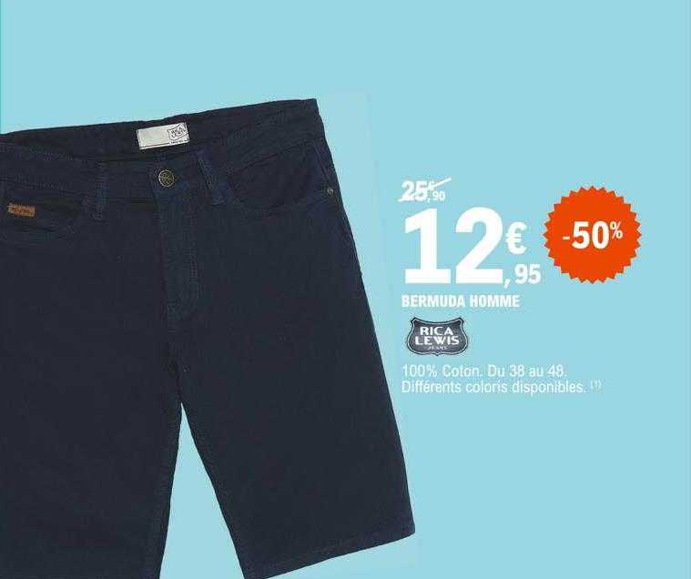 bermuda homme rica lewis