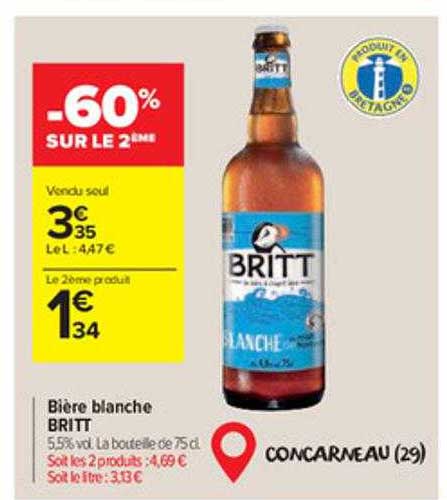 Bière Blanche Britt