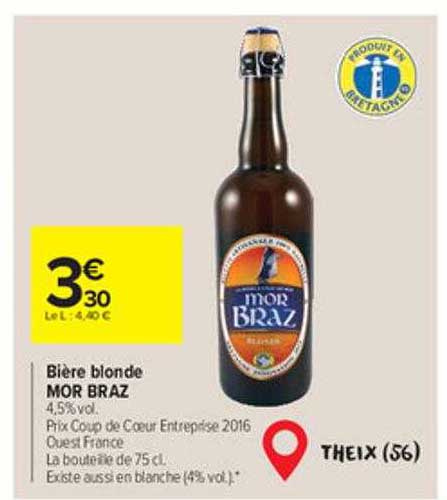Bière Blonde Mor Braz