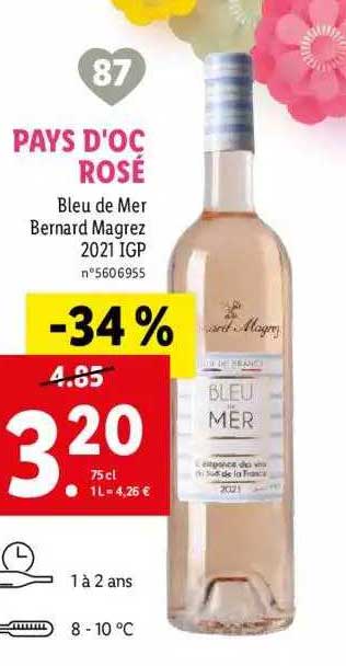 bleu de mer bernard magrez 2021 igp