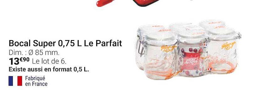 bocal super 0,75l le parfait