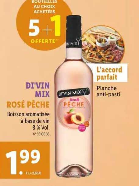 Boisson Aromatisée à Base De Vin 8% Vol.