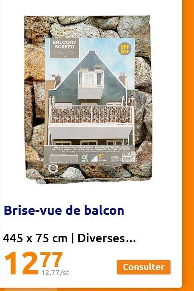 brise-vue de balcon