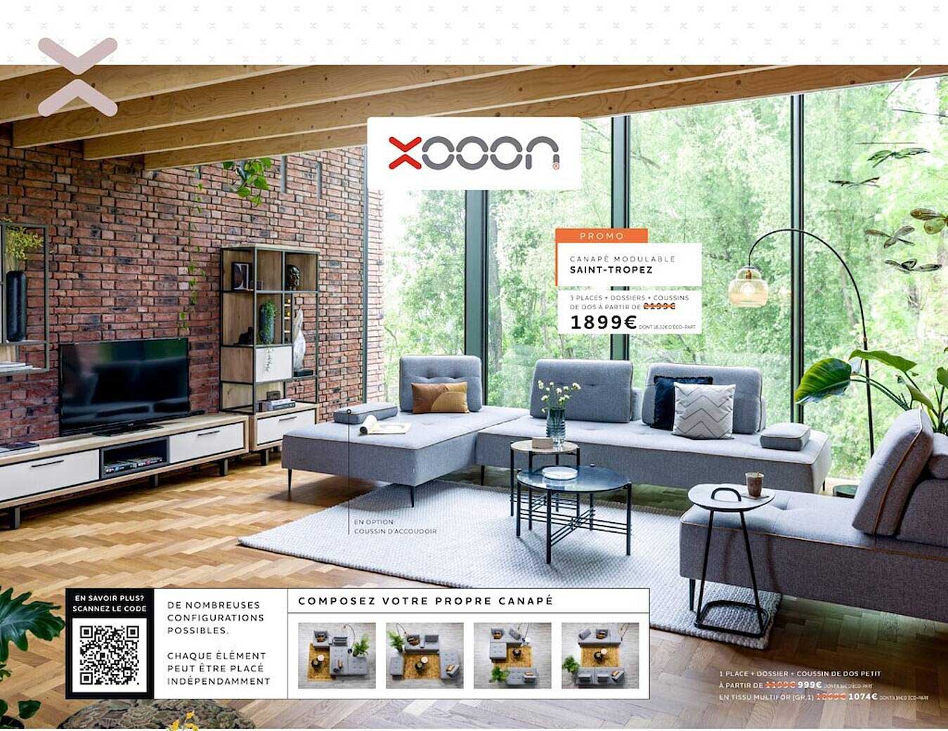 canapé modulable saint-tropez