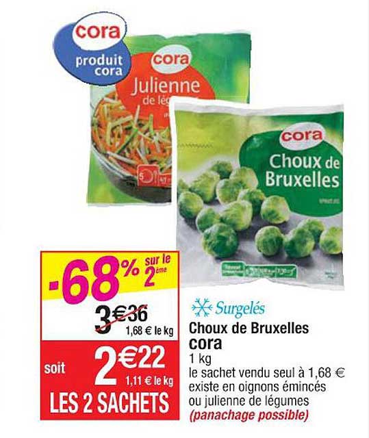 choux de bruxelles cora