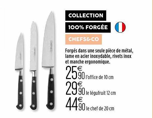 collection 100% forgée