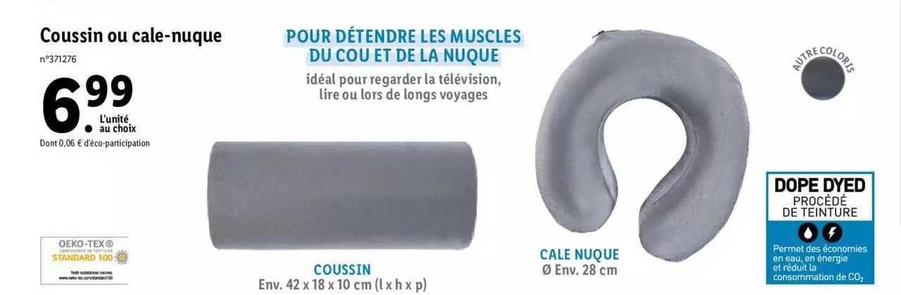 coussin ou cale-nuque
