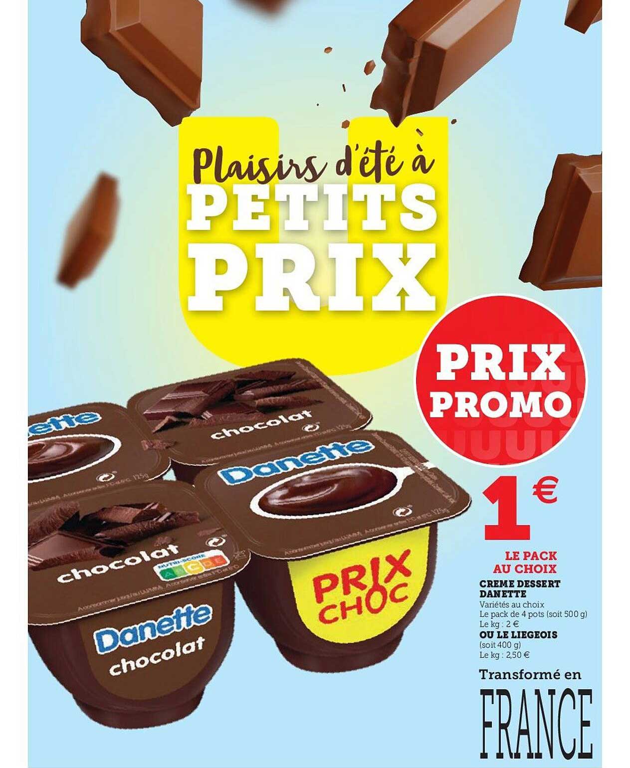 Crème Dessert Danette Ou Le Liégeois