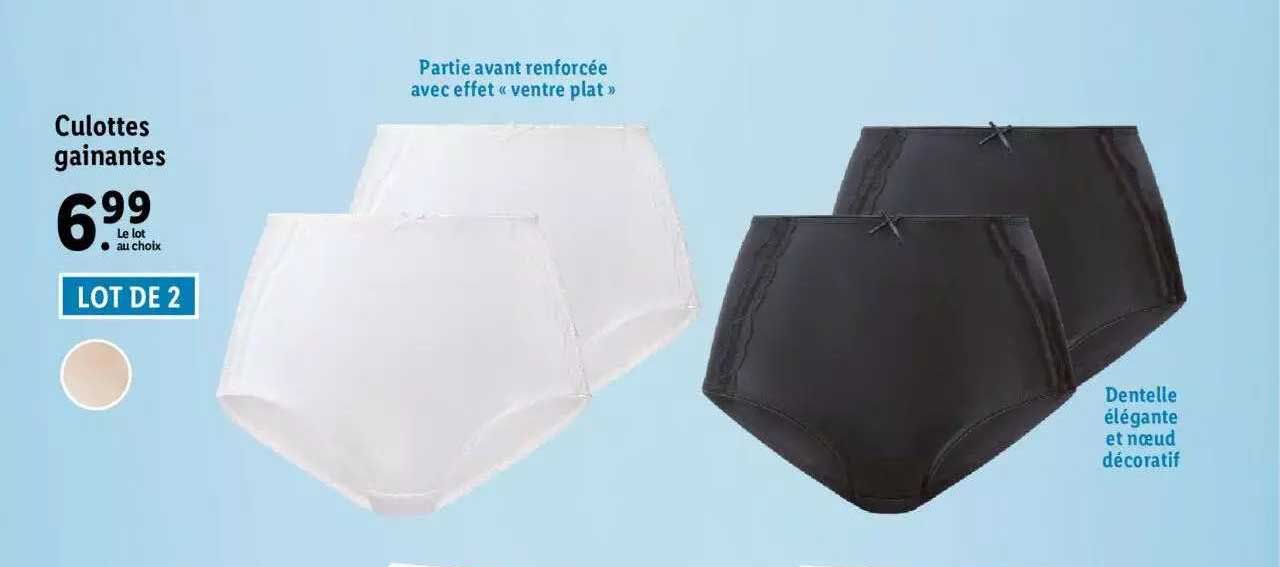 culottes gainantes