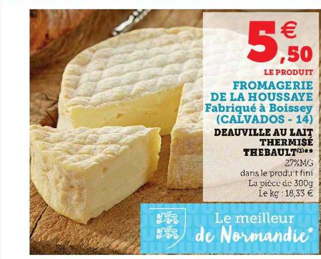 deauville au lait thermisé thebault