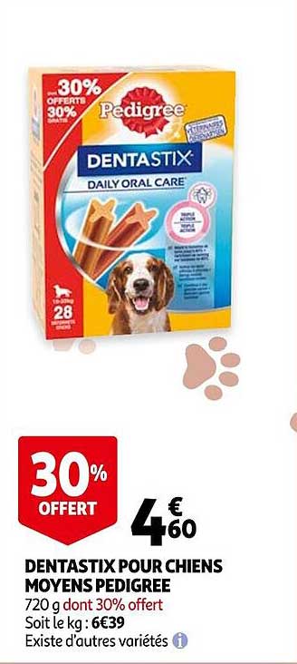 dentastix pour chiens moyens pedigree