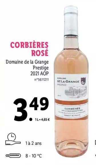 domaine de la grange prestige 2021 aop