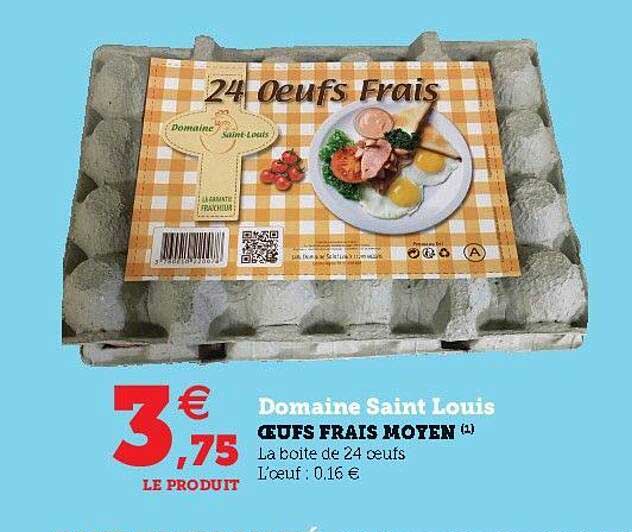 domaine saint louis œufs frais moyen