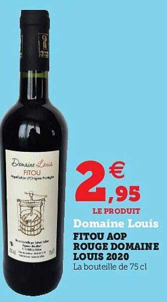 fitou aop rouge domaine louis 2020