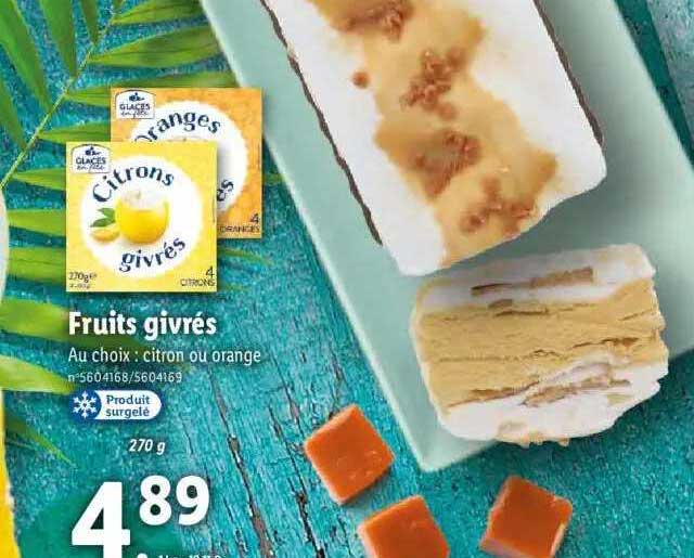 fruits givrés