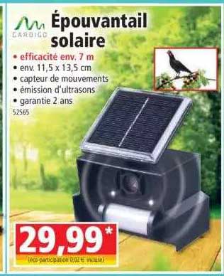 Gardigo épouvantail Solaire