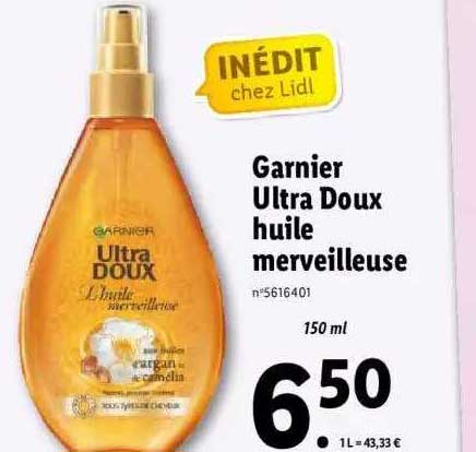 garnier ultra doux huile merveilleuse