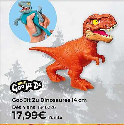 goo jit zu dinosaures 14 cm