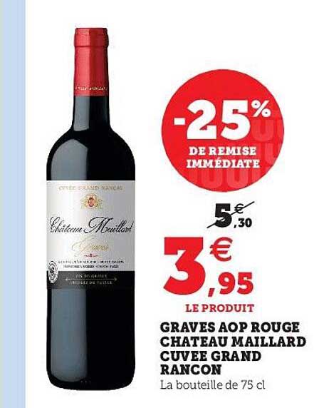 graves aop château maillard cuvée grand rancon