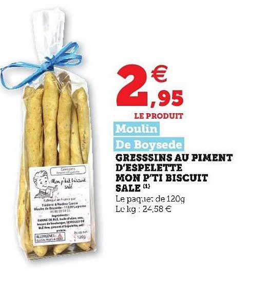 gressins au piment d'epellette mon p'tit biscuit salé