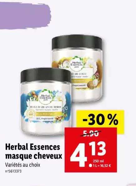 herbal essences masque cheveux