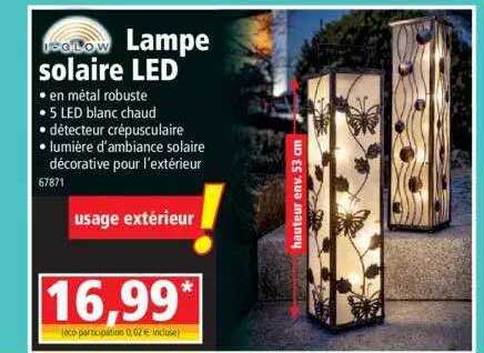 i-glow lampe solaire led