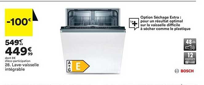 lave-vaisselle intégrable