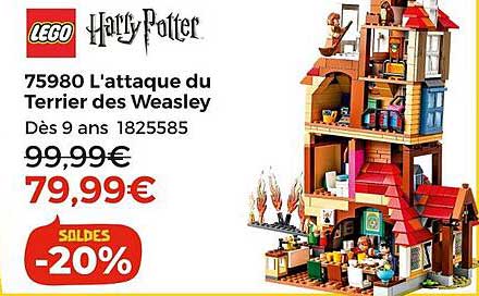 Lego Harry Potter 75980 L'attaque Du Terrier Des Weasley