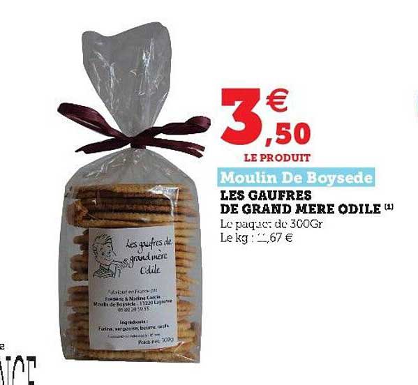 les gaufres de grands mère odile