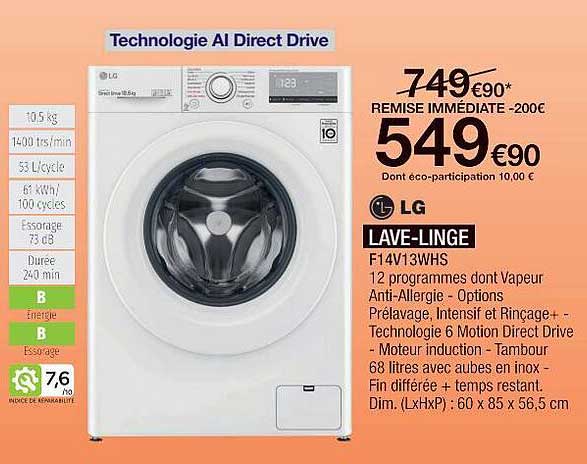 Lg Lave-linge