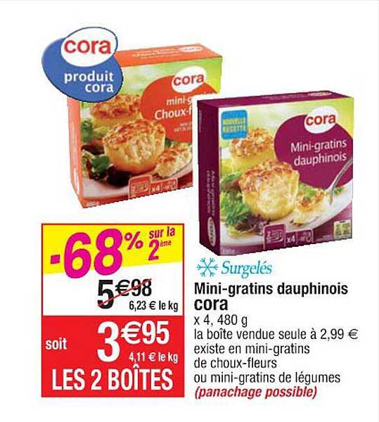 mini-gratins dauphinois cora