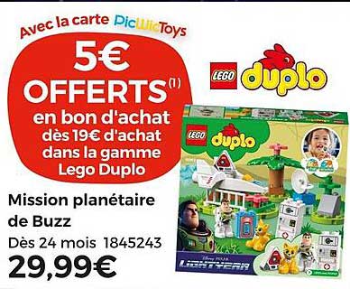 mission planétaire de buzz lego duplo