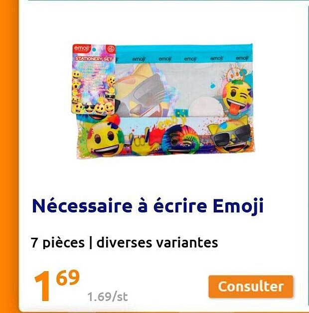 nécessaire à écrire emoji