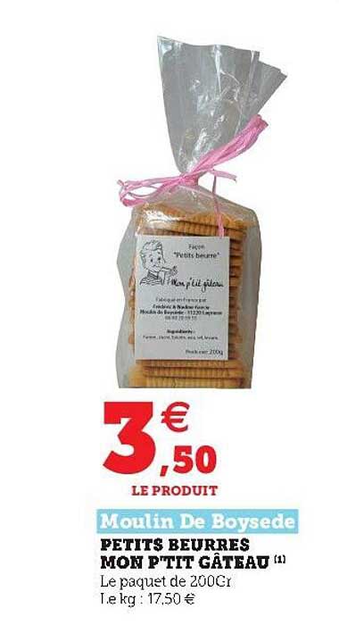 petit beurres mon petit gâteau