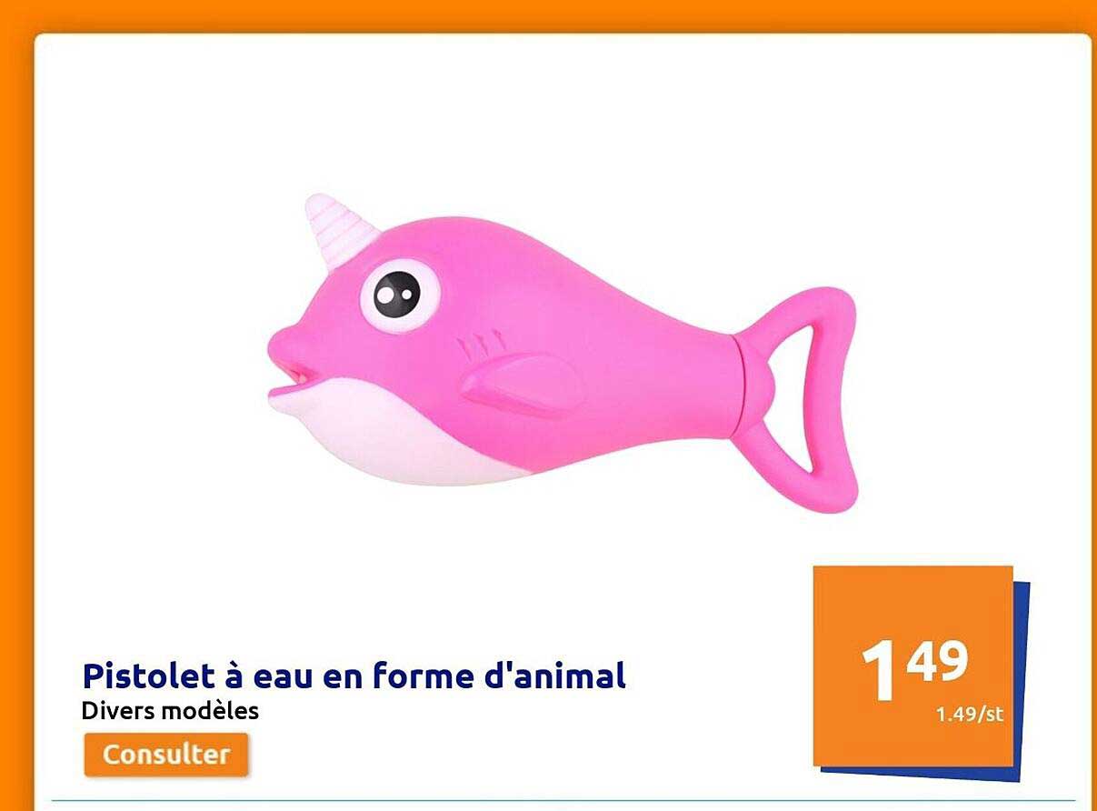 pistolet à eau en forme d'animal