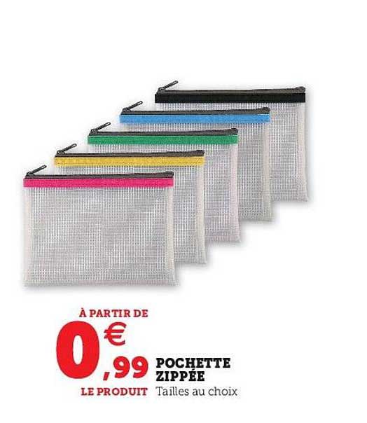 pochette zippée