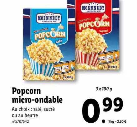 popcorn micro-ondable