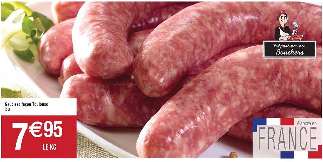 saucisse façon toulouse