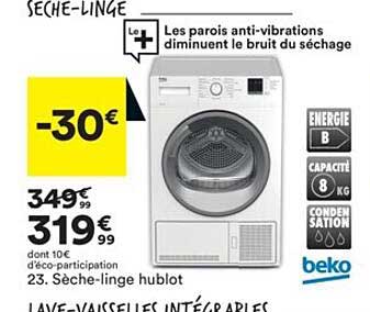 sèche-linge hublot beko