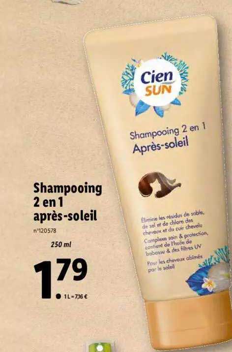 Shampooing 2 En 1 Après-soleil