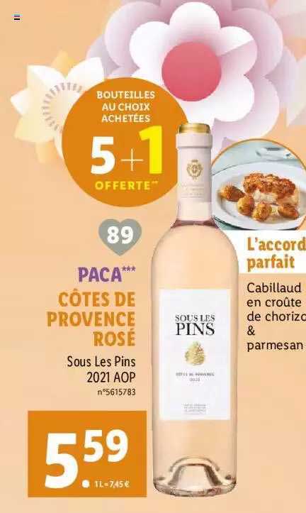 sous les pins 2021 aop