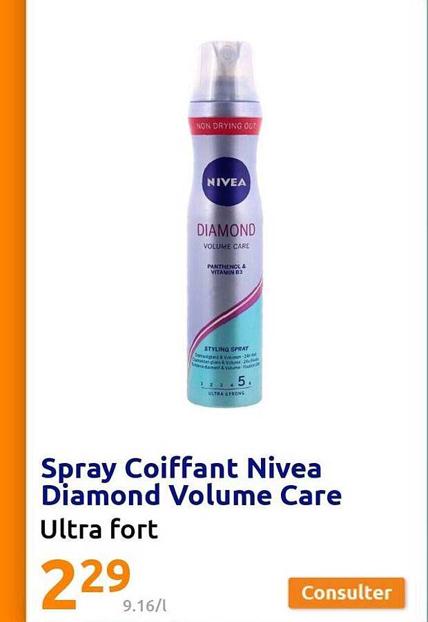 spray coiffant nivea diamond volume care