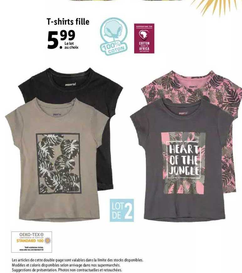 t-shirts fille