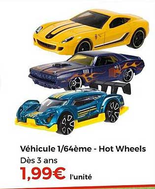 véhicule 1:64ème - hot wheels