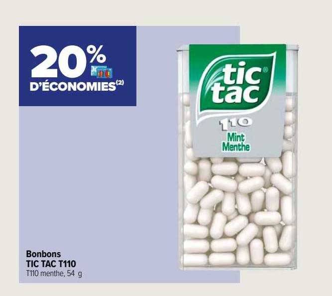 bonbons tic tac t110