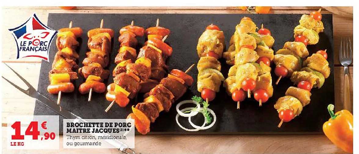 Brochette De Porc Maître Jacques