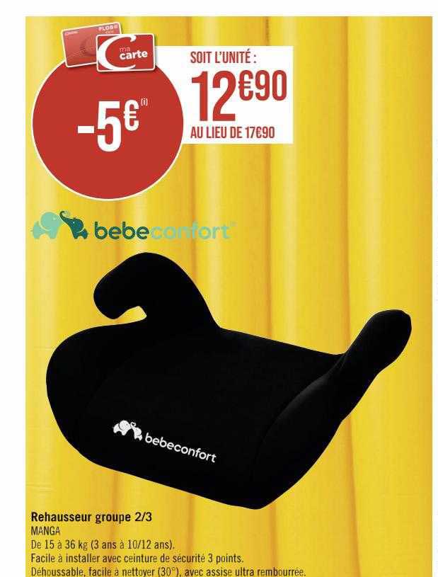 rehausseur groupe 2-3 bébé confort